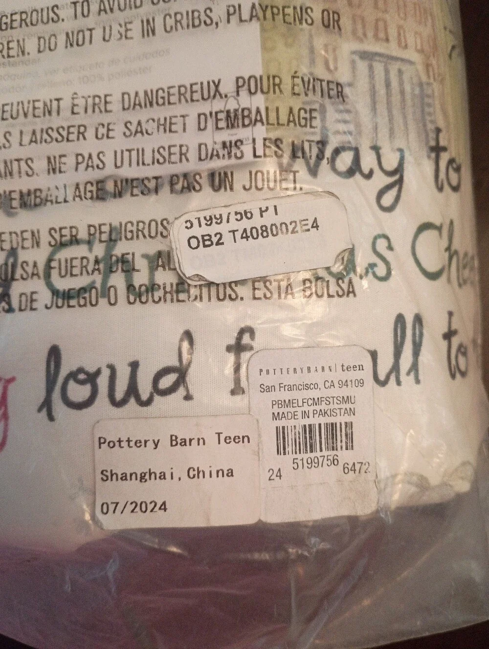 Pottery Barn Teen nwt never